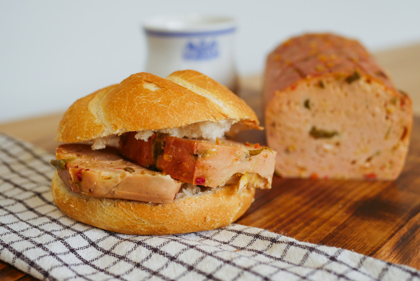 Chili-Cheese-LeVerkäse zum Aufbacken