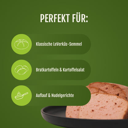 Verwendungsempfehlungen für den veganen Fleischkäse von JackFood.
