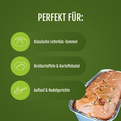 Verwendungsempfehlungen für den veganen Pizza Leberkäse von JackFood.